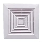 For air conditioning vent outlet with square design and convenient snap-on spring installation (200mm)