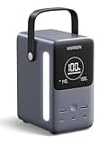 UGREEN 300W 48,000mAh Portable Charger Power Bank with Smart Digital Display, Lighting and SOS Mode, 153Wh 5 Ports USB C Battery Pack for Outdoor Camping and Home Backup for Laptop and More