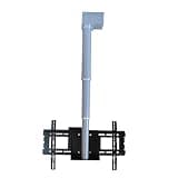 UHRLGHS Telescopic TV Bracket Motorized Tv Mount, Adjustable Ceiling TV Mount Bracket, TV Lift Mechanism with Remote, Height Adjustable Folding tv Mount,