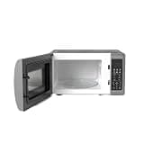 Countertop Microwave Oven With Sleek Mirrored Finish Glass Door 700W 10 Power Levels 6 Pre-Programmed Settings Child S