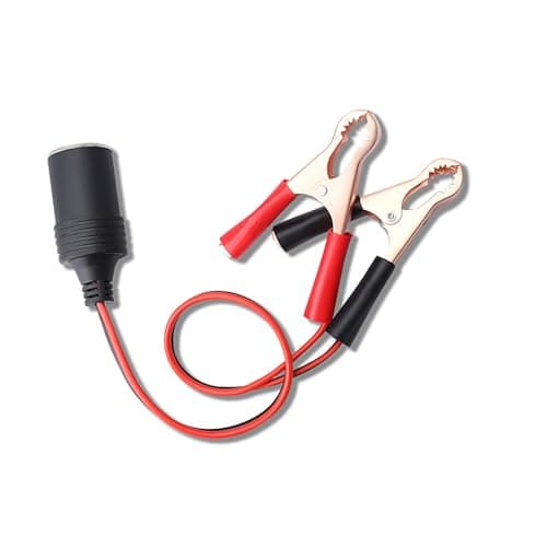 12V Battery Terminals to Car Female Power Socket Extension Cord for Vehicle Electronics Auto Electrical Accessory Car Electronics Converters