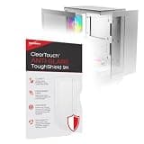 BoxWave Screen Protector Compatible With GAMDIAS ATLAS E1 Computer Case - ClearTouch Anti-Glare ToughShield 9H (2-Pack), Anti-Glare 9H Tough Flexible Film Screen Protector