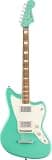 Fender Squier Paranormal Baritone Jazzmaster HH, Laurel Fingerboard, Parchment Pickguard, Sea Foam Green
