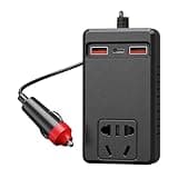 12V / 24V Car Charging Inverter Power Adapter 150W 4 Intelligent USB Ports for Laptops Phones Travel Automotive Inverter