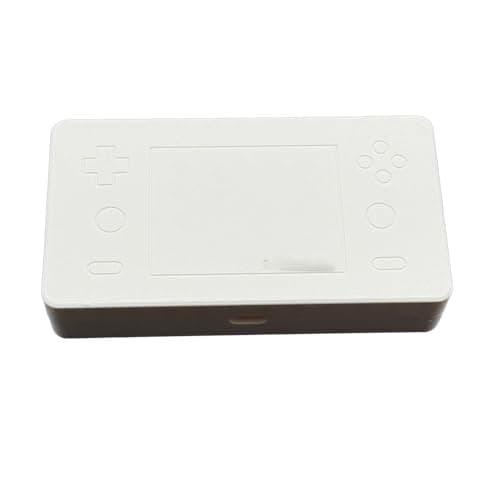 Protective Cover Case for AYANEO Pocket S Mini, 3D Printing Storage Box Portable Retro Game Console Protective Sleeve Anti-Scratch Housing Open Magnetic Lid Design Accessories (White)