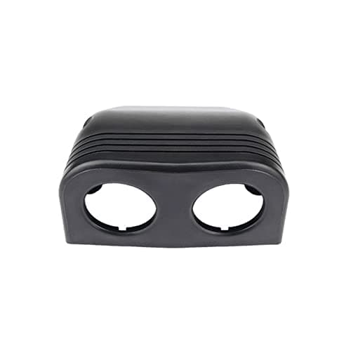 Car Socket Tent Base Voltmeter Power Outlet Socket Cover Panel Mount for Car Truck Power Outlet Panel Mount