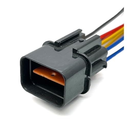 automotive connectors 8Pin PB625-08027 PB621-08020 Automotive Lamp Headlight Vehicle Socket Wiring Harness Car Electronic Connector easy replacement(8Pin Male,5 Pcs)