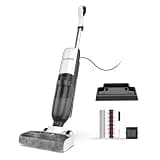 Sunsmai Wet Dry Vacuum Steam Mop, 4-in-1 Steam Vacuum Cleaner for Floor Cleaning, 212°F Steam Electric Mop with Self-Cleaning, Digital Display, Carpet Roller Brush for Hardwood & Carpet, S65 Wired