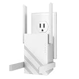 2026 1.2Gbps WiFi Extender Signal Booster, Up to 12880 Sq. Ft, Dual Band(5GHz/2.4GHz), Easy Setup WiFi Range Extender for Home with Ethernet Port, Stable Speed Repeater with 100+ Devices (White)