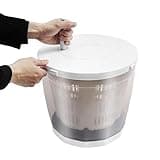 Portable Washing Machine Mini Washer with Spin Dryer, Manual Hand Powered Compact Laundry Washer for Small Loads, Lightweight Tabletop Washer for Apartment Dorm RV Camping Travel, 2kg Capacity