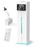 Cool Mist Humidifiers for Bedroom, Ultrasonic 2.4Gal 9L Quiet Top-Fill, Easy Clean with Essential Oil Tray, 360°Nozzle, 4 Speed, Remote, 60H Runtime, for Baby, Adults, Plants, Home, House, Large Room