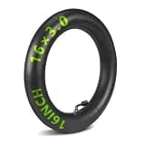 Bike Inner Tube with Bent Valve Stem - Replacement Tube Compatible with 16x3.0, 16x3.25, 16x3.5 Tires - Fits E-Bikes, Electric Scooters, Mopeds, (1 Pcs 16x3.0 Bike Inner Tube)