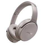 Bose QuietComfort Headphones - Wireless Bluetooth Headphones, Active Over Ear Noise Cancelling and Mic, USB-C Charging, Deep Bass, Up to 24 Hours of Playtime, Sandstone