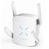 2026 WiFi Extender, New Gen Wi-Fi 6 Signal Booster Range up to 18,888 sq.ft for Home, Dual-Band Internet Extender WiFi Booster w/Gigabit Ethernet Port, Wireless Router Repeater 1-Tap Setup
