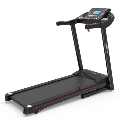 Fitshow App Home Foldable Treadmill with Incline, Folding Treadmill for Home Workout, Electric Walking Running Treadmill Machine 5" LCD Screen 250 LB Capacity Bluetooth Music