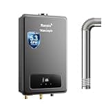 VancEpic Tankless Water Heater Natural Gas, Max 5.3 GPM 130000 BTU Indoor On Demand Instant Hot Water Heater with LED Temperature Control Panel