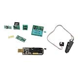 Hilitand CH341A USB Programmer for 24 25 Series Flash Chips with Test Clip Adapter Socket Converter Module SOP8 to DIP8 1.8V Adapter for BIOS TV Motherboard LCD Router Repair