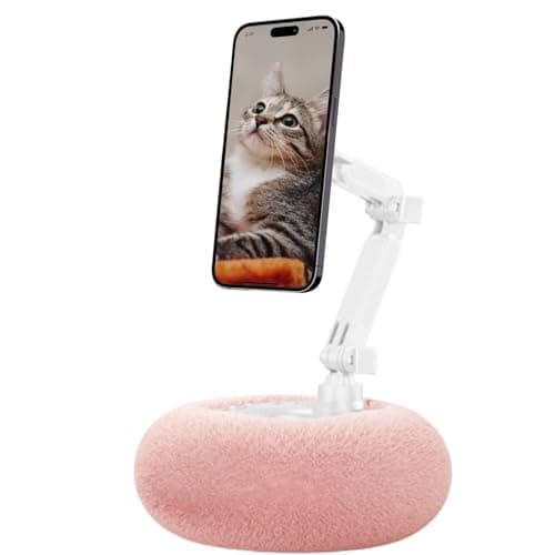 Tablet Pillow Stand - 360 Degree Rotating Adjustable Magnetic Holder | Soft Cushion Tablet Phone Support for Travel Bathroom Office Table Car Gym Bedroom