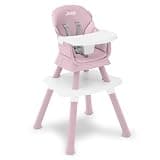 Jeep Milestone 6-in-1 Convertible High Chair by Delta Children, Light Pink