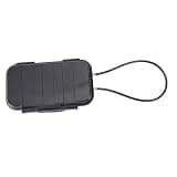 Omquot Portable Safe Waterproof Lightweight for Travel Beach Hotel 20 x 10 x 4 cm (Black)