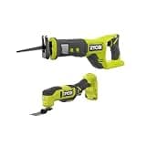 Ryobi One+ 18V Cordless 2-Tool Combo Kit w/Multi-Tool & Reciprocating Saw (Tools Only)