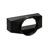 Hose Adapter for EasyHome Home Protect Dehumidifier, Connect 100mm Semi-Rigid AC Duct, Redirect Dry Air, Quick Clip Installation