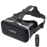 Virtual Reality Headset with Remote Control, 3D Vr Glasses