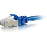 CG00672 CAT6a Snagless Shielded (STP) Ethernet Network Patch Cable, 1' (0.), Blue