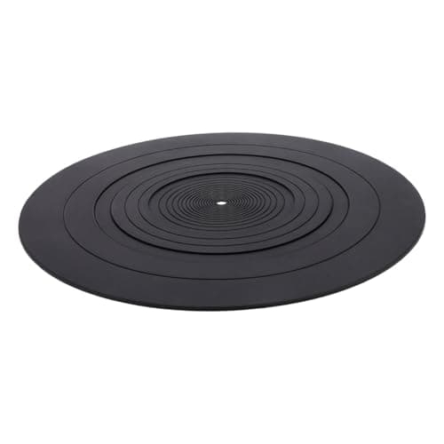 FUNOMOCYA Vinyl Records Disc Protective Pad Static Mat for Audio Player Silicone Platter Pad Shockproof and Vibration Reduction