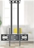 MekUk TV Mount Stands Adjustable Ceiling TV Mount Bracket, 2 Post Single Screen TV Mount, Tilt TV Mount, VESA Max 900x600mm