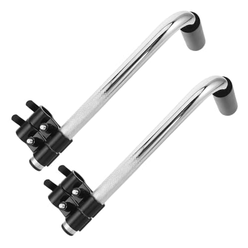 GALPADA 2pcs Wheelchair Extension Push Handles - Wheelchair Transport Chair Parts Accessories for Universal Senior Transport Medical Chair