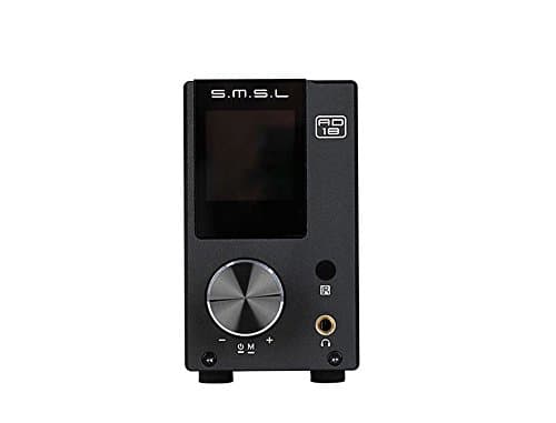 SMSL DAC Audio Power Amplifier - SMSL Mini Amplifier AD18 80W2 Suppot Bluetooth 4.2 HIFI USB DSP Digital Decoding Power Amplifier For Desk