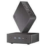 Getorli Mini PC Ryzen 7 8745HS, 16GB RAM 500GB SSD, Radeon 780M, Dual USB4