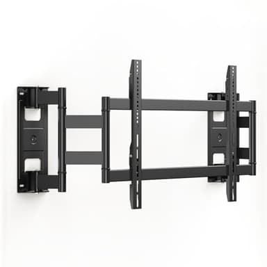160KG Heavy Duty TV Wall Bracket for 60-120 Inch TVs, Full Motion Swivel Extendable 33-421mm, Ultra Slim Recessed Design, 8-Arm Support, Fits Curved & Flat Screen (8 Arms [60-120 inch])