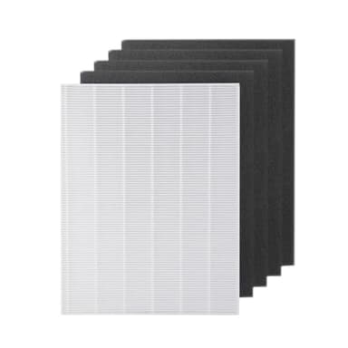 115115 Filter，Compatible For Winix，Air Purifier C535 5300 5300-2 6300 6300-2 P300 AM90 C909 9800(4Pcs Black 1pcs White)