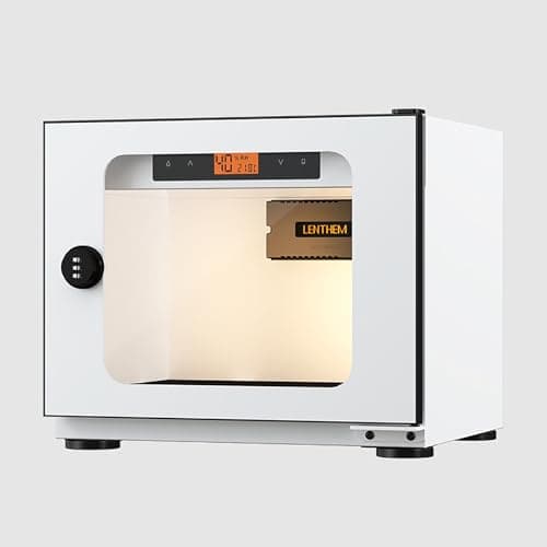 TGBHM Digital Dehumidifier for Camera Equipment, 20L Dry Cabinet with Led Lights and Combination Lock, Moisture-Proof Storage for Lenses and Photography Gear (20L)