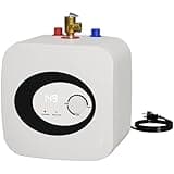 Ganggend Electric Mini-Tank Water Heater 2.5 Gallon 110V 1500W Under Sink Instant Hot Water Heater for Kitchen,RV,Laundry,Food Truck, Wall or Floor Mounted