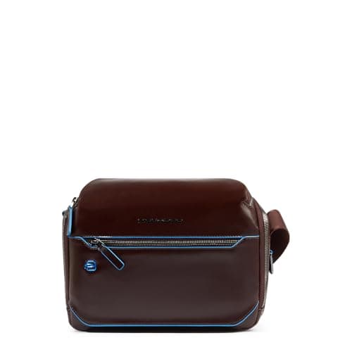 Piquadro Personalizable crossbody bag for iPad®mini with pockets for AirPods® and mouse and RFID protection