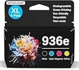 936XL 936e Ink Cartridges Compatible with HP OfficeJet Pro 9125e 9120e 9730e 91309135e 9122e 9128e 9110b 9120b9130b 9130e(KCMY)