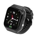 Dpofirs 4G Smartwatch, 1.44 Inch Touch Screen Phone Watch for Students, Alarm Clock & WiFi & SIM Card Slot (Black)