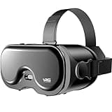 VR Headset for Phone, 3D Family Anti-Blue Eyes Protected HD Lenses, 120° FOV Virtual Reality Headsets VR Goggles for iPhone17/16/15/14/13/12/11, Samsung, Android (Gray)