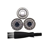 3pcs Replacement Shaver Heads Compatible with Philips ，Compatible for Norelco HQ156 HQ167 HQ540 HQ560 HQ586 HQ5421 HQ5425 HQ5461 HQ5465 Cool Skin 5000/6000