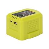 DTEZTECH Battery Charger for Ryobi ONE+ 18V Battery, 100W Fast Charging Battery Adapter Converter with USB Charger Type-C Port forElectronic Device, Work RV Camping Travel (No Battery)