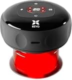 REVO The Original 4-in-1 Smart Cupping Massager with LED Light, Heat, Dynamic Suction & Vibration Massage, Portable Cordless Rechargeable Cupping Device for Body- 1 Pack
