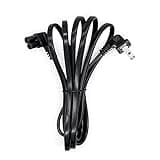 NTQinParts Replacement 5FT 90° Right Angle 2Prong AC Power Cord Cable for Bose Home Speaker 500 Smart Bluetooth Speaker ‎795345-1100