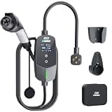 EVDANCE Level 2 EV Charger 24Amp 240V - NEMA 14-30P Charging Station, 25FT Cable for Home/Garage, J1772 Electric Vehicles & Adjustable Current (10-24A) (for J1772(Non-Tesla Evs), NEMA 14-30 Plug)