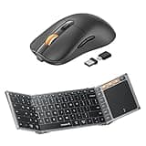 ProtoArc XK01 TP Foldable Keyboard with Touchpad & EM15 Bluetooth Wireless Mouse
