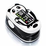 Panda Pulse Oximeter, Oxygen Monitor Fingertip with 20 × Memory, Blood Oxygen Saturation Monitor with Alarm, Batteries and Lanyard