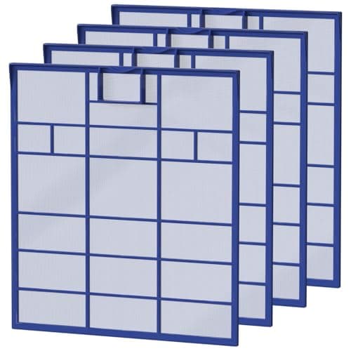 U01 A01 100 Replacement Filter Compatible with Mitsubishi Electric U01 A01 100 Nano Platinum Mini Split Filter, 4 Pack