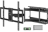 monTEK Heavy Duty TV Wall Mount for 50–100 inch XL TVs up to 176 lbs, 4X Load Tested, 25” Long Articulating Arm, Max VESA 800x600, +5°/-15° Tilt&±90° Swivel&±5° Leveling, Preassembled, 16–24” Studs